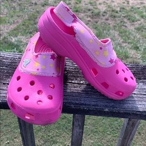 Crocs pinks girls